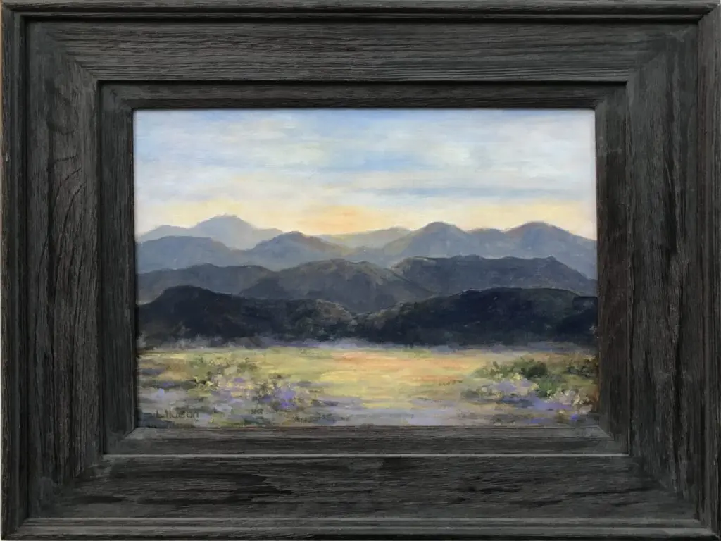 Jeanette Powell's “Emory Mountains in Terlingua,” 2017 (The Silos, Studio 305)