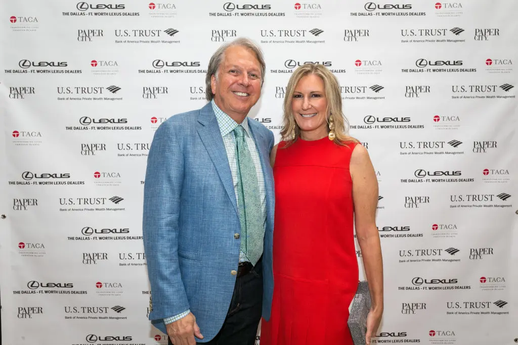Wanda Gierhart & Dean Fearing at TACA Appreciation Dinner