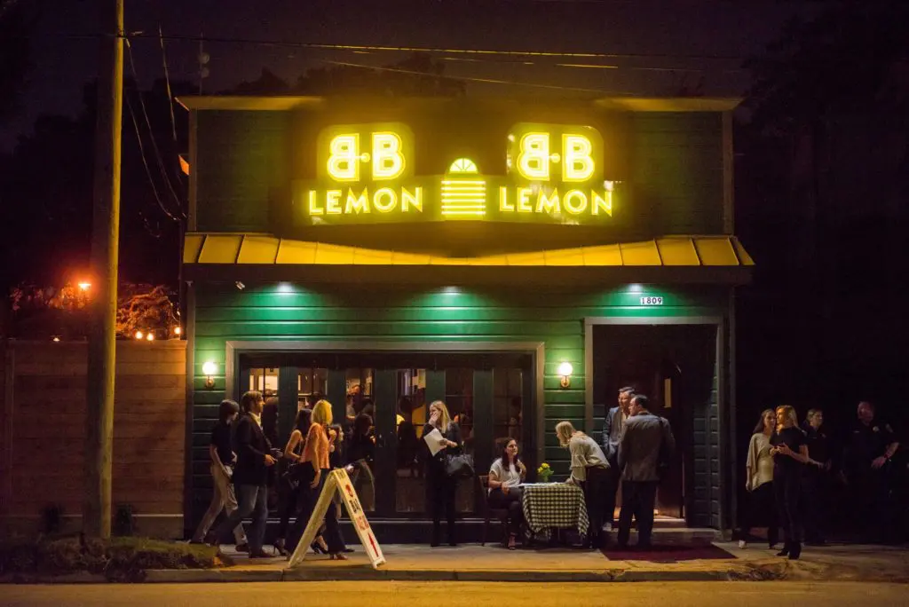 Ben Berg's  B.B. Lemon was inspired by the restaurants he went to during his childhood in New York. 