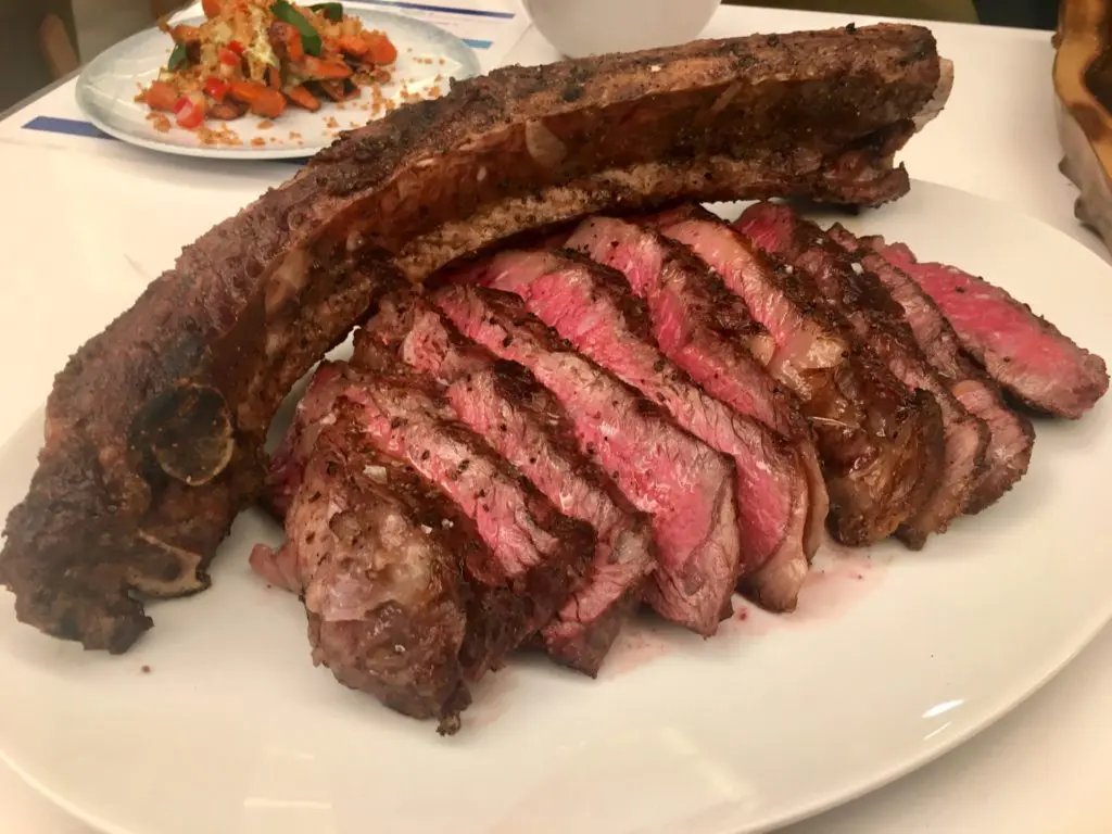 Ordering this massive steak at Indianola is no mistake. 