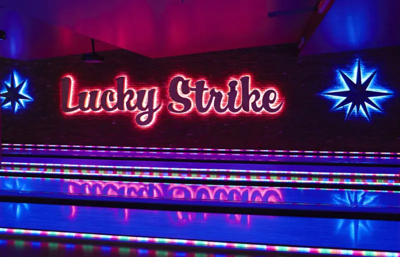 Drake and co. rented out Lucky Strike's Luxe Room.
