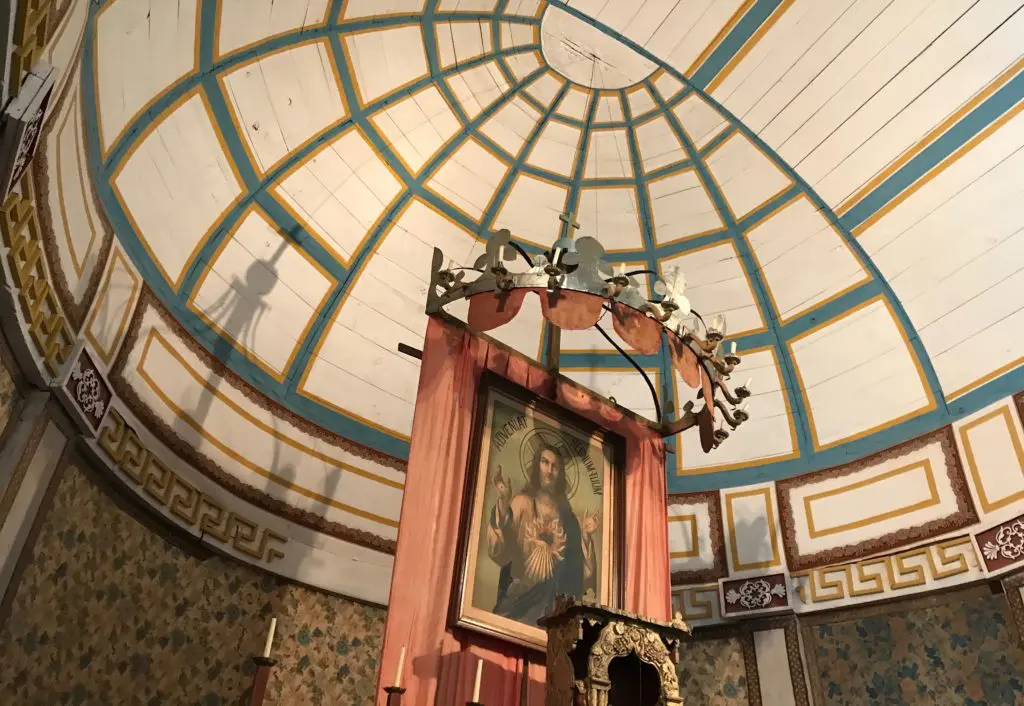 Altar in Cataldo Mission, Idaho