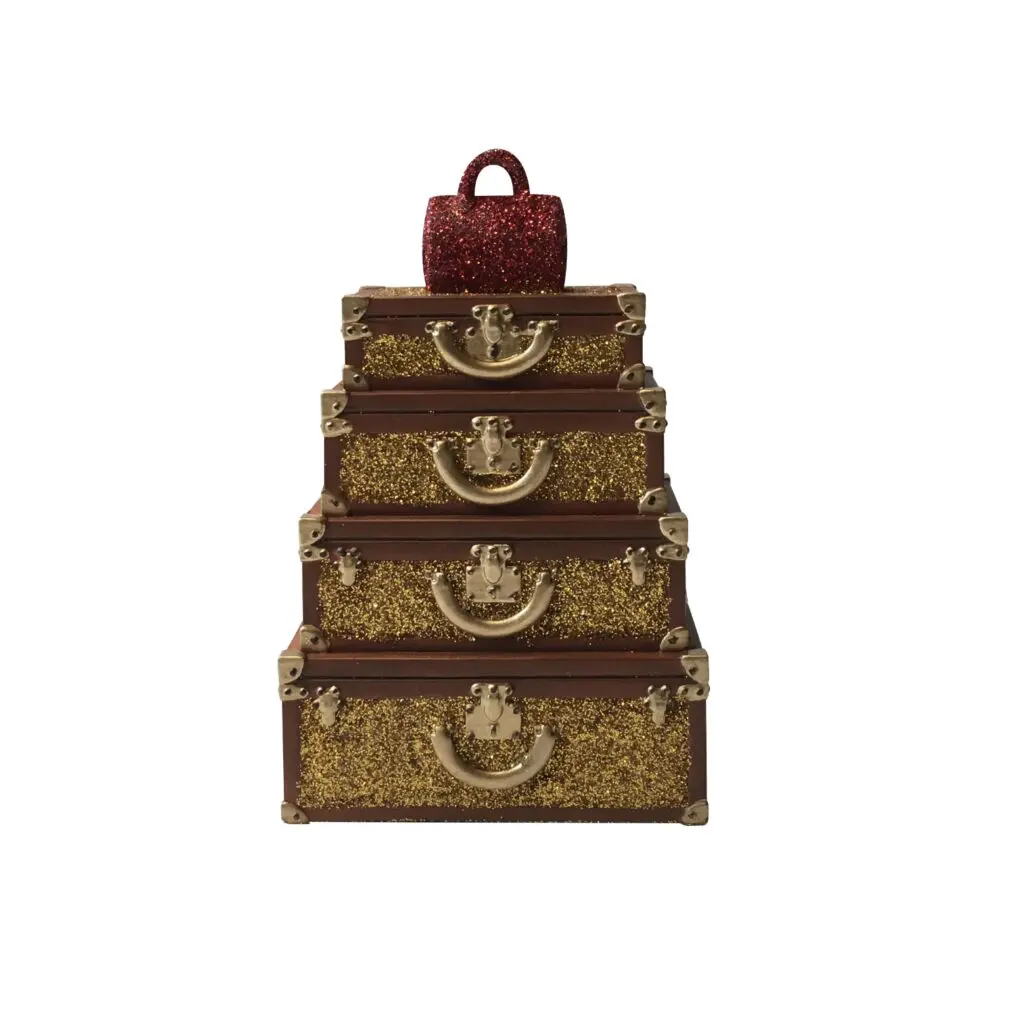 Louis Vuitton steamer-trunk ornament