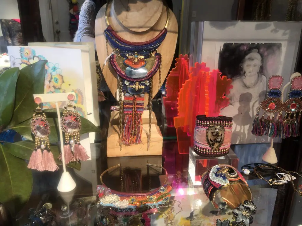 De Petra's jewelry atelier in Montrose is among Houston's most unique boutiques. Stop by for a holiday sale, Saturday, December 22, noon to 4 pm, 4408 Yoakum Blvd #2, info 713.385.7962. The collection has a cult following of influencers from Ashley Longshore to Anna Wintour (who featured a De Petra work in a Vogue 2013 issue). In Houston, designer Lucinda Loya and the Rothko Chapel's Thuy Tran are De Petra collectors. 
