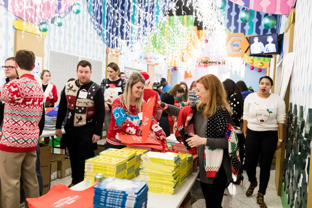 Barbara Bush Houston Literacy Foundation Young Professional Group Tacky Sweater party