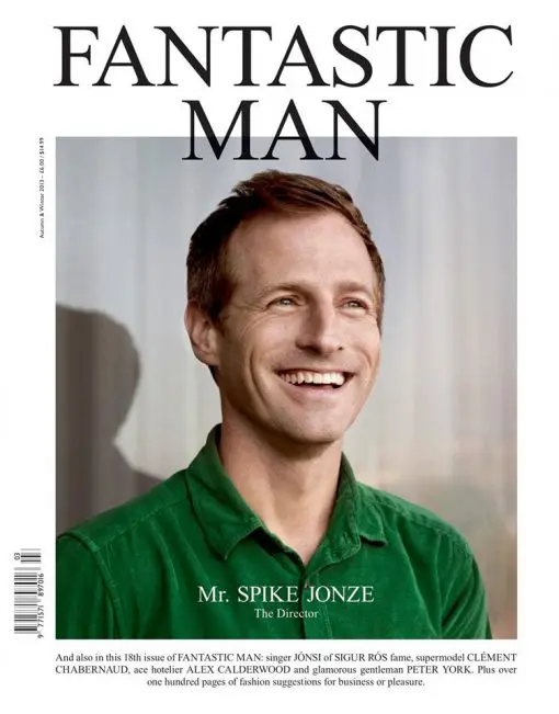 Fantastic Man cover boy Spike Jonze