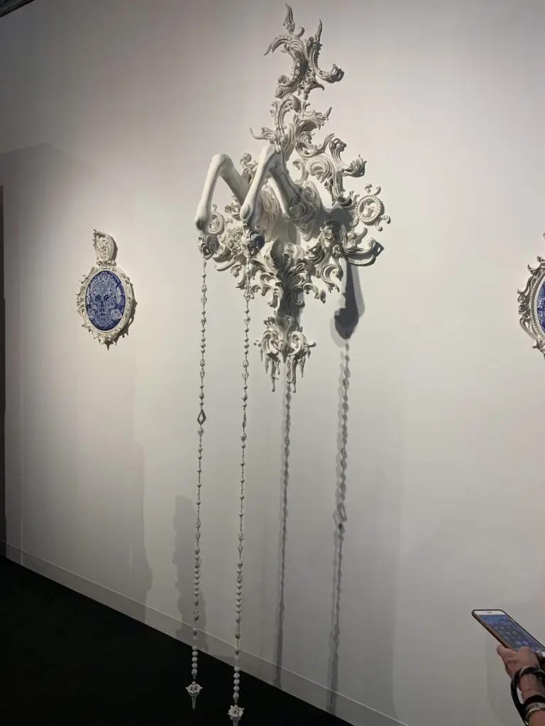 Katsuyo Aoki's beautiful sculptures and panels at Design Miami