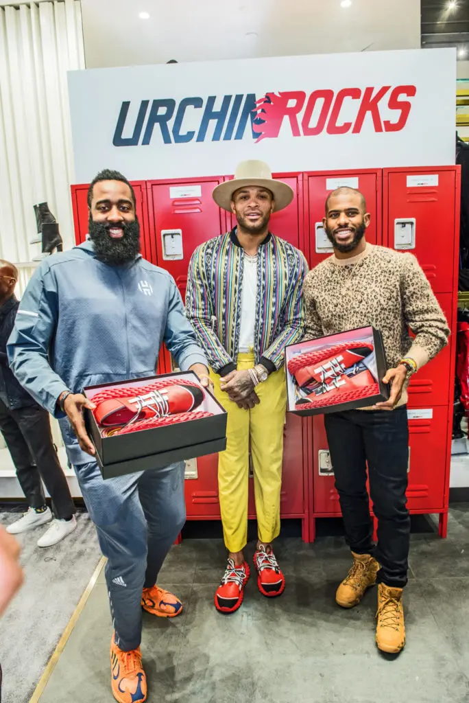 James Harden, P.J. Tucker, Chris Paul