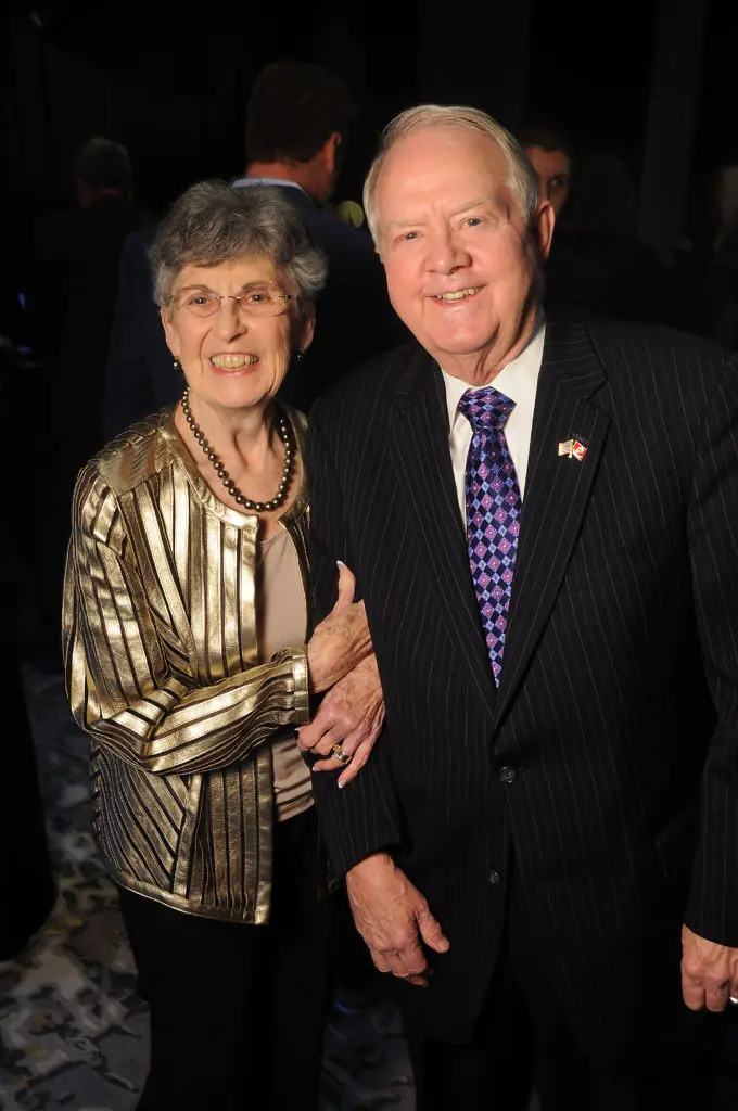 Linda and Archie Dunham at the HBU Spirit of Excellence Gala at The Post Oak Hotel Thursday Nov. 1,2018. (Dave Rossman photo)
