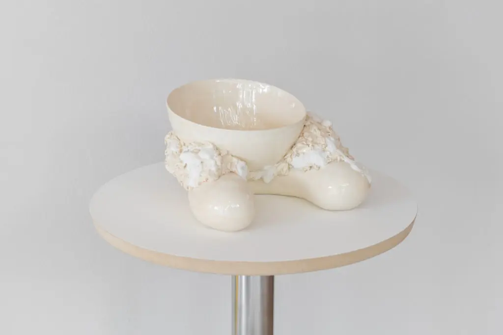Sharon Engelstein's "Resting Bowl," 2018. The droll bowl is one of the latest creations from the Houston-based MFAH Core Fellow, who was recently featured in a two-person show this fall at McClain Gallery, with husband, painter Aaron Parazette. $5,500, through McClain Gallery, Houston. (info@mcclaingallery, mcclaingallery.com)
