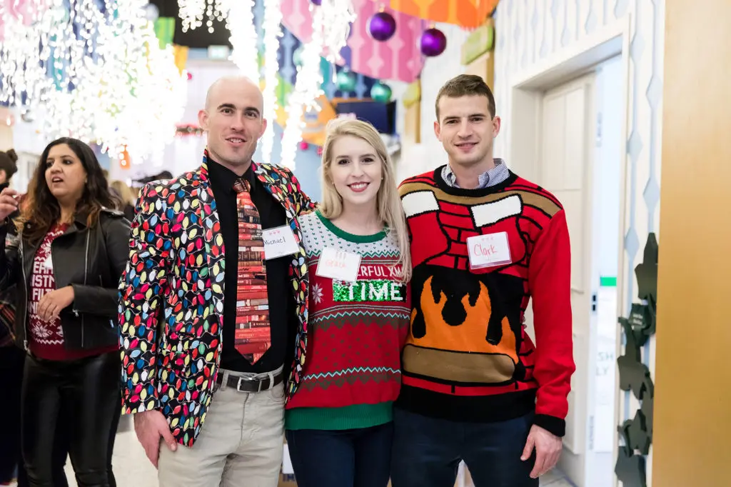 Barbara Bush Houston Literacy Foundation Young Professional Group Tacky Sweater party