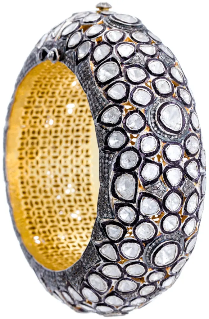 Modern Moghul Inas bracelet with rose-cut diamonds $16,000, at Kuhl-Linscomb