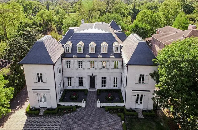 The Country French esthetics at 11 Crestwood are complimented by a nod to modern tastes.