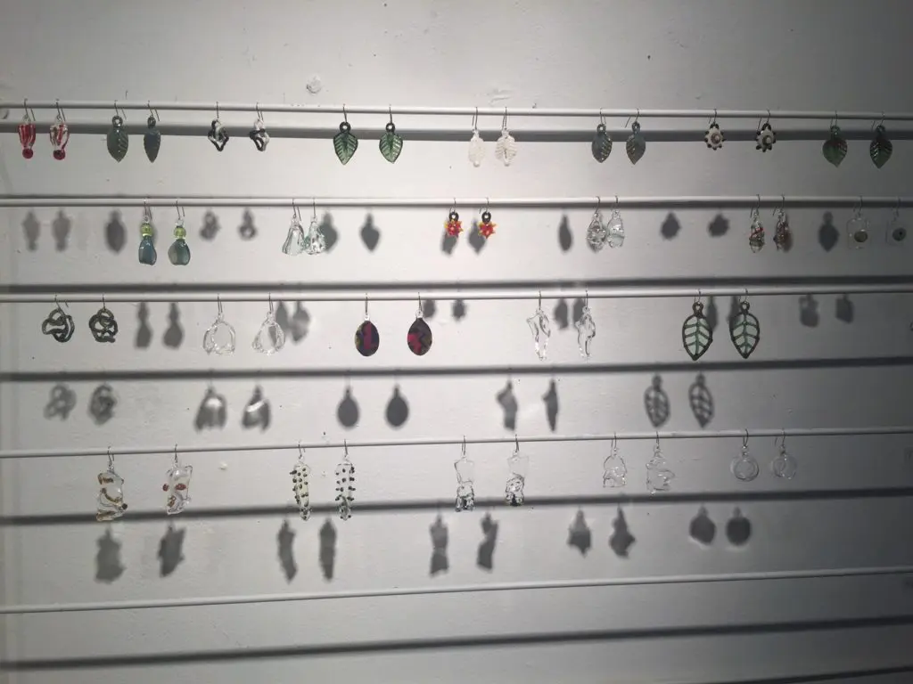 Mystical Mayans: Susan Plum earrings mirror the Mayan cosmology, and are wearable, small masterworks in glass. $35 to $200, through Susan Plum Studio, Shopping Party, Saturday, December 22, noon to 4 pm. (1827 Arlington, Houston Heights, 713.542.6986, susanplum@gmail.com, susanplum.com) 