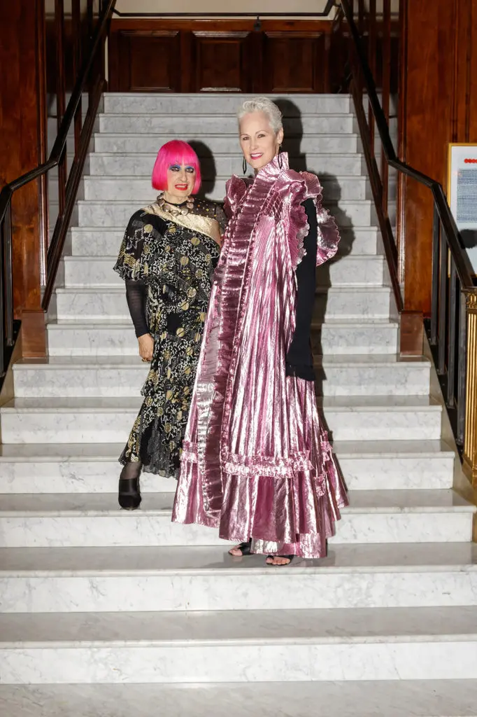 Zandra Rhodes, Jan Strimple