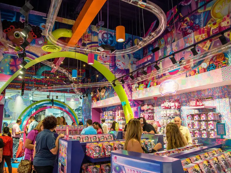 Distroller World headquarters in Houston's Galleria in the Nordstrom Wing is home to an inventive Sci-Fi universe that is light years beyond Build-A-Bear.