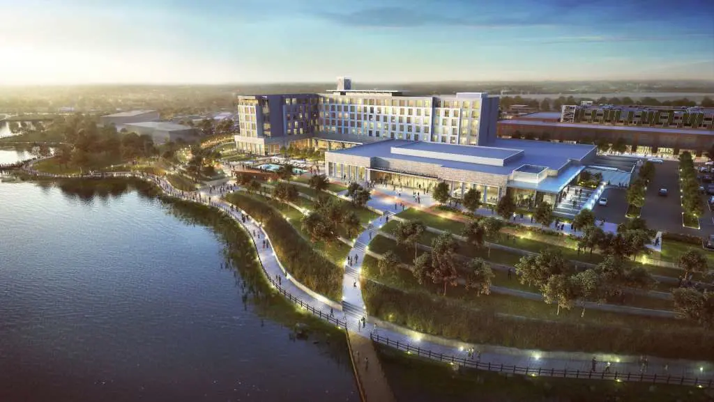 Expect a conference center, residential luxury lofts, retail, restaurants and entertainment. 
