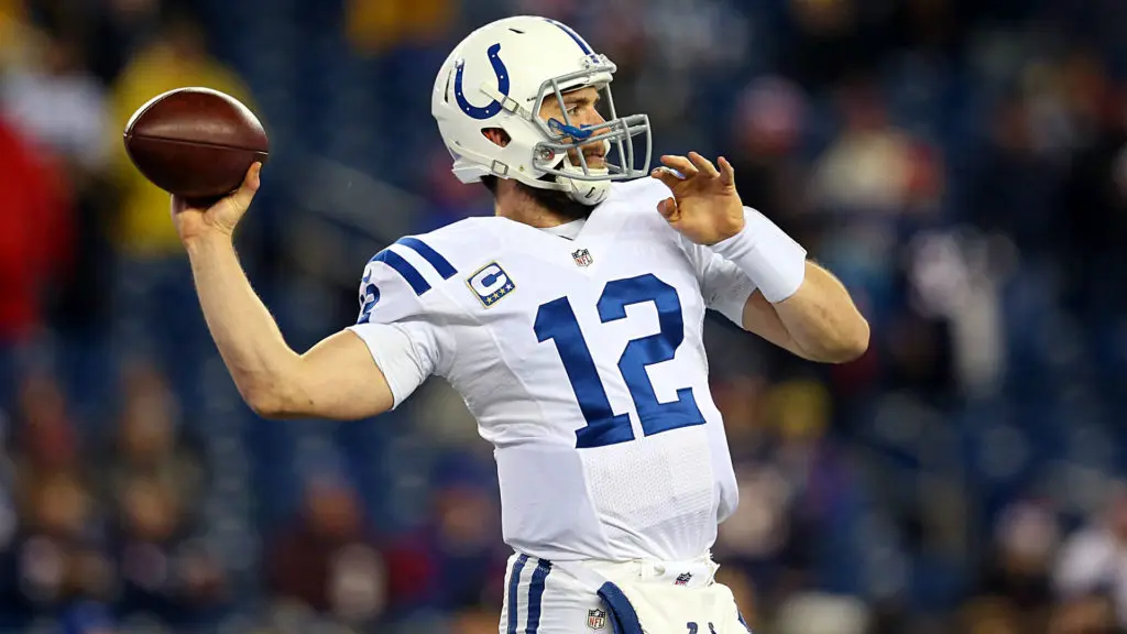 Andrew Luck Clowns the Texans (and Clowney), Bringing Back Those Old Elite QB Nightmares: Chance to Pass the Patriots Blown and Playoff Danger May Loom