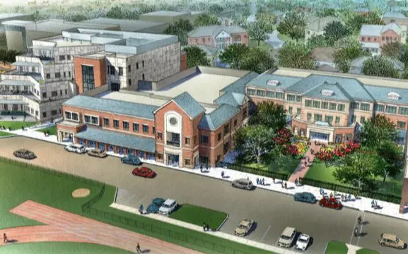 River Oaks Baptist's expansion is underway. 