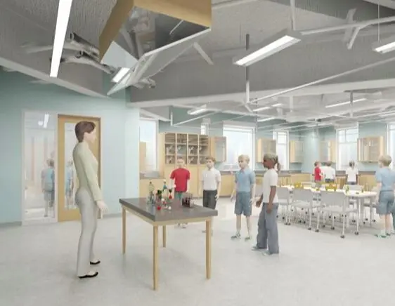 The expansion will include a brand new science lab. 