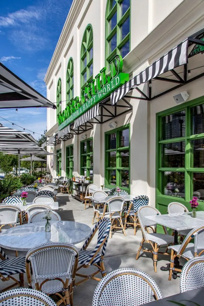 Flower Child blends in seamlessly with Uptown Park's new look. 