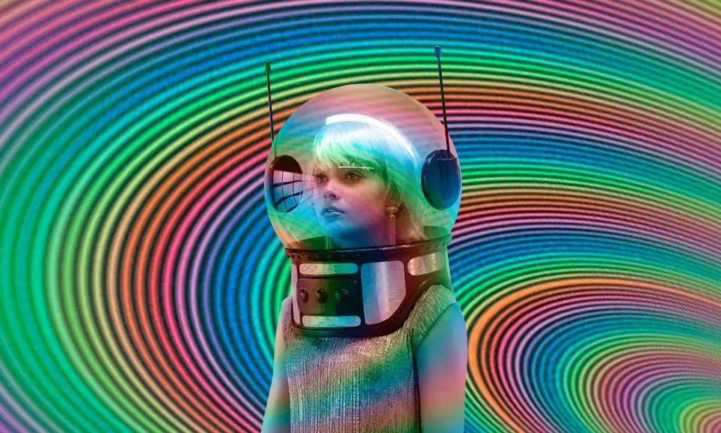 Sweet Tooth Hotel's second installation "1955" included rocket ships and rainbows. 
