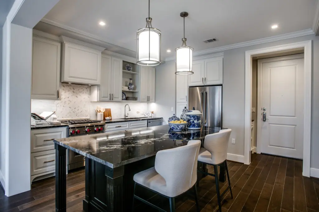 The McKenzie units are kitchen obsessed and Alexa equipped.