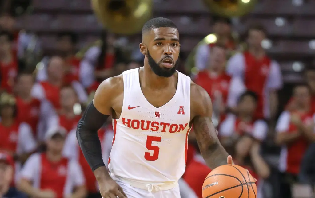 Corey Davis Jr. is a major part of one of the most unselfish college basketball teams in America. (Houston Athletics photo.)
