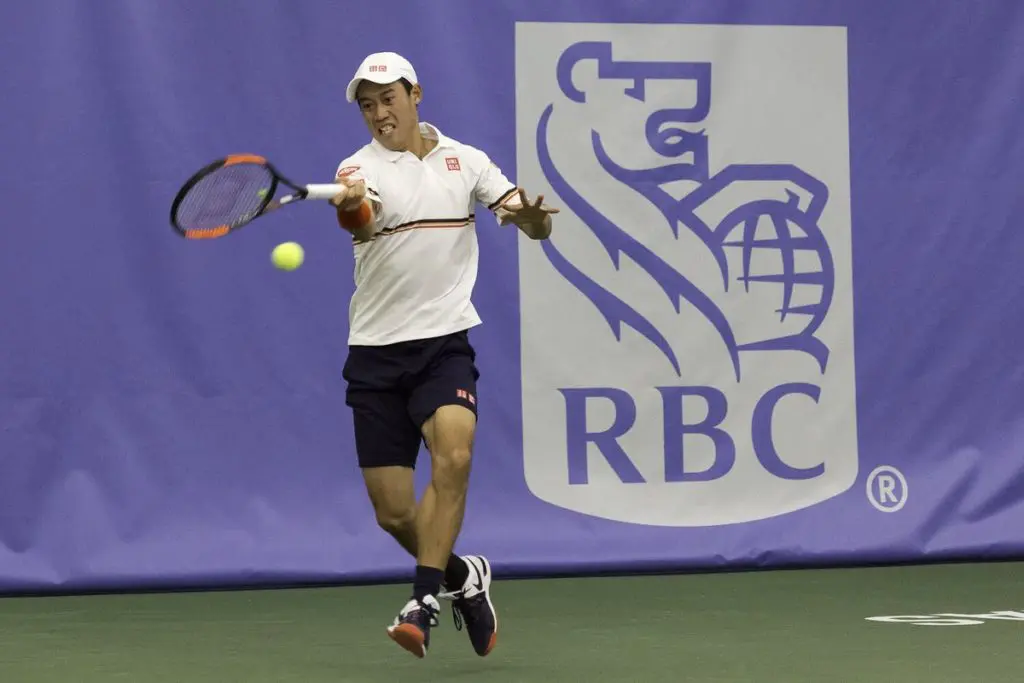 Kei Nishikori won the RBC Tennis Championships in 2018. He is now ranked No. 9 in the world. 