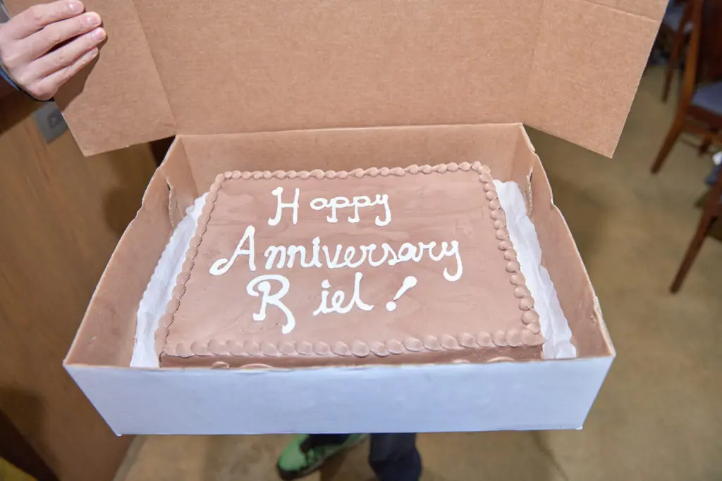Riel second anniversary party