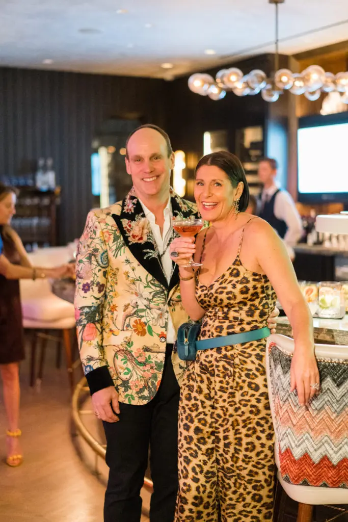 John and Deborah Scott, Park House owners, dressed for a mischief filled New Year's Eve