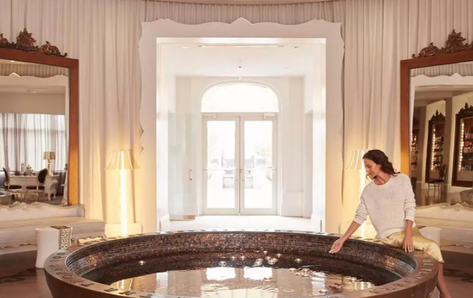 The award-winning spa features 19 treatment rooms. 