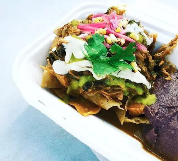 The chilaquiles at Verdine don't look like you'd expect. 