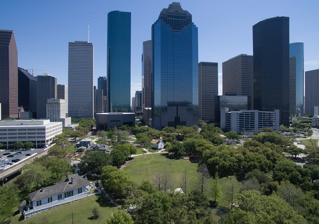 Sam Houston Park is an eclectic assortment of 10 historical structures that share Houston's chronological history. (All photos courtesy of The Heritage Society)