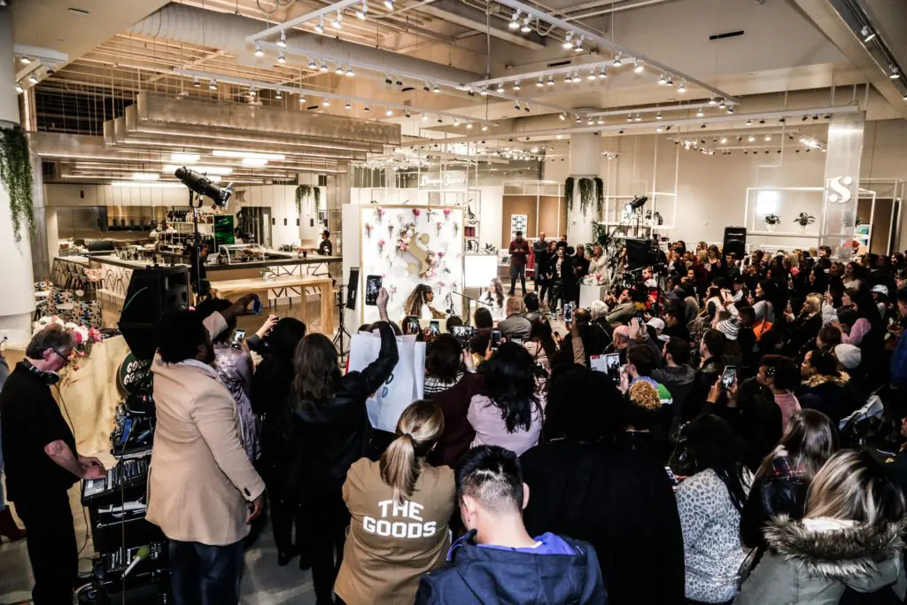 The hype is real at Neighborhood Goods. Serena Williams made an appearance to promote her new brand last month. 