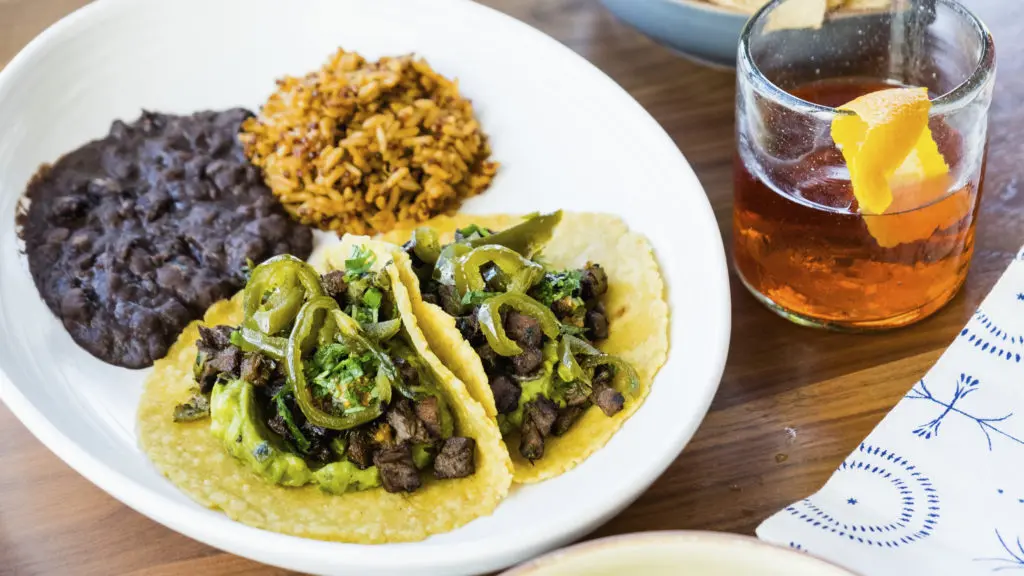 Enjoy elevated tacos galore. 