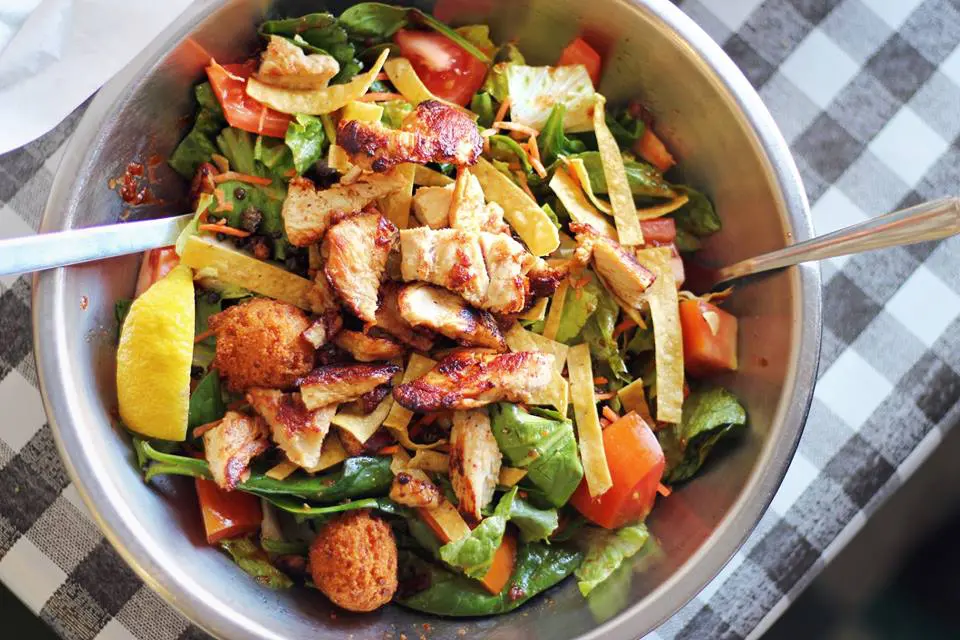 Just because there's fried fish doesn't mean there isn't salad. 
