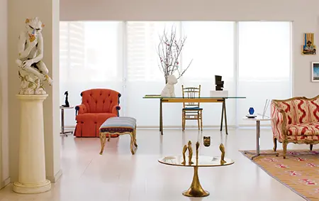Interior of Betty Blake's Gold Crest apartment, which is for sale. (Photo by Dan Piassick.)