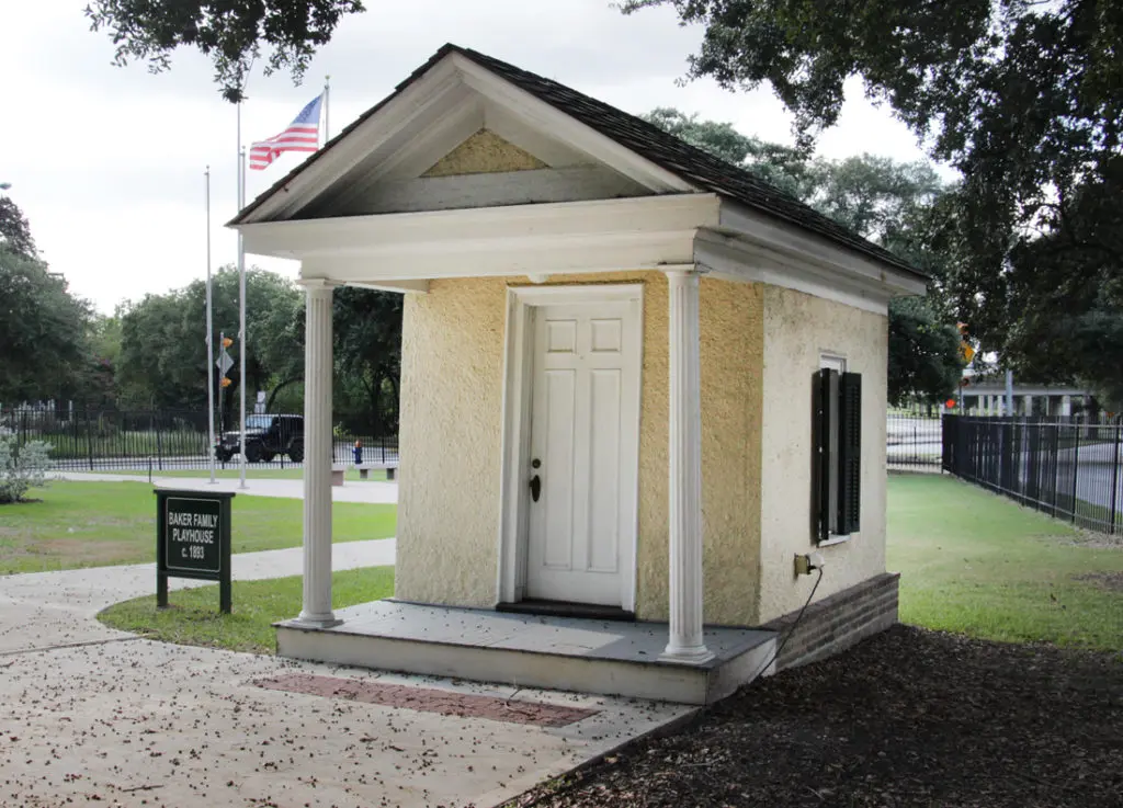 Captain James A. Baker constructed the Baker Family Playhouse for his daughter Alice in 1893. 