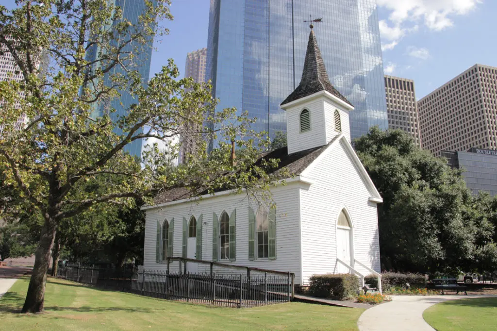 German and Swiss immigrants built St. John Church in 1891 for their Evangelical Lutheran congregation. 