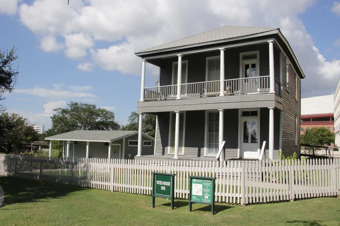 sam houston park yates house