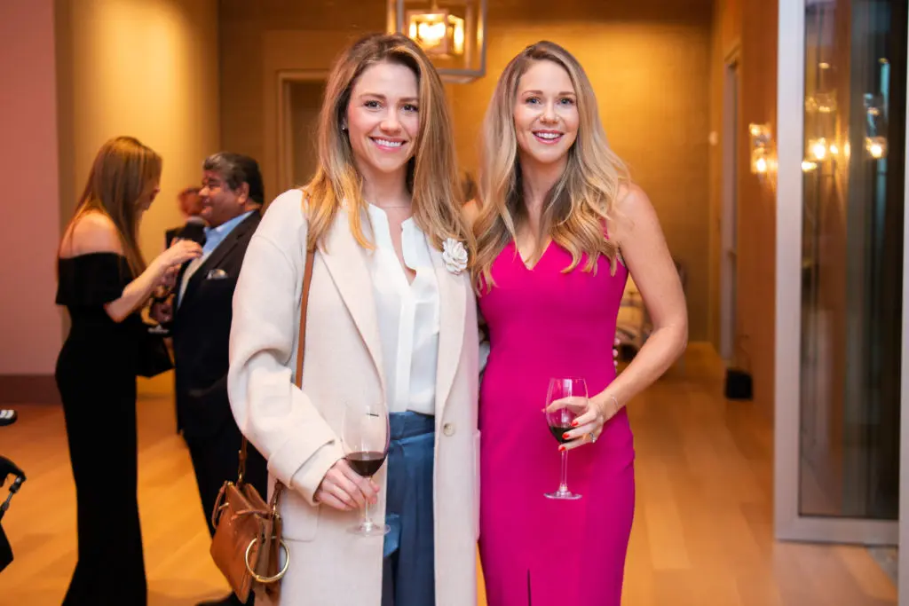 Guests of Houston Astros owner Jim Crane enjoy a preview of Balthezar Cellars, his newest project with winemaker Jesse Katz. (Photo by Michelle Watson/CatchlightGroup.com)