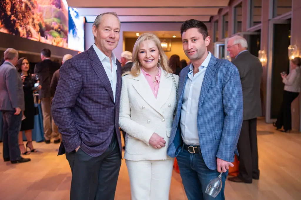 Guests of Houston Astros owner Jim Crane enjoy a preview of Balthezar Cellars, his newest project with winemaker Jesse Katz. (Photo by Michelle Watson/CatchlightGroup.com)