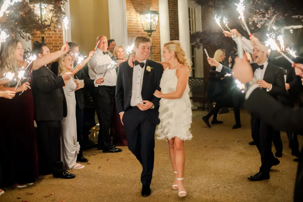 Making a grand exit (Photo by Liz Banfield)