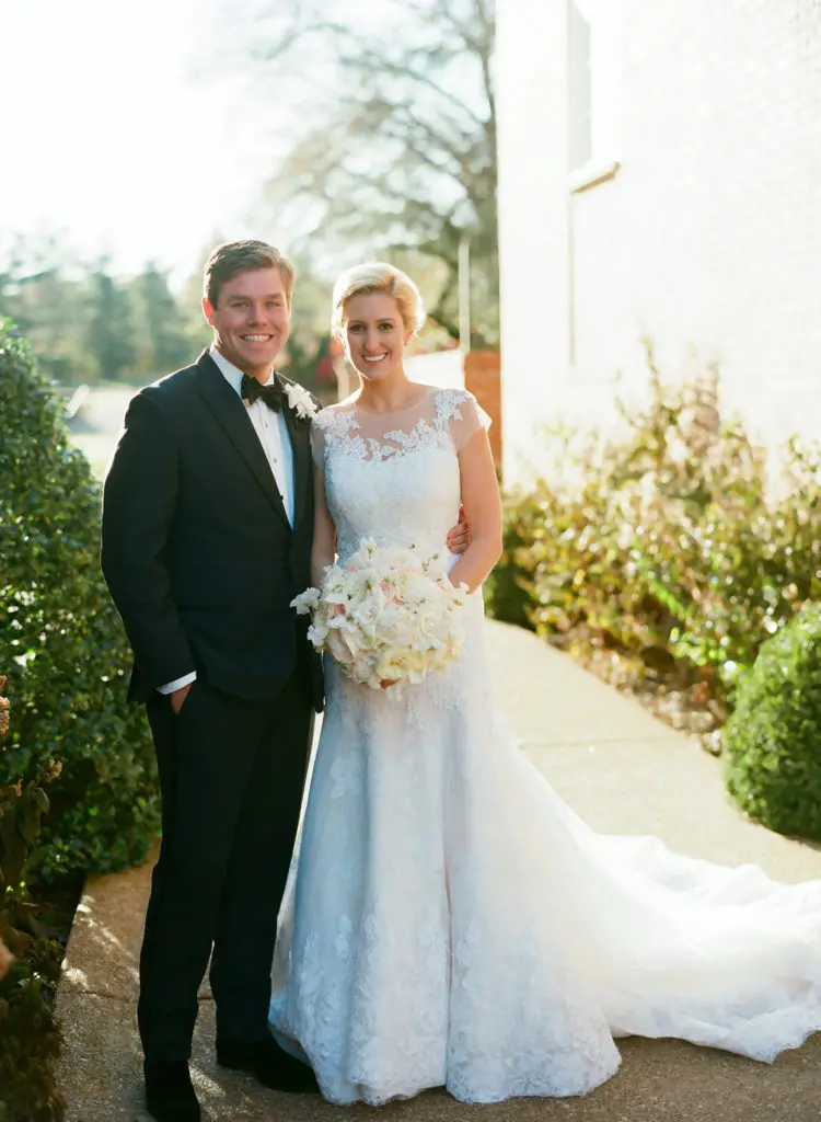 The new Mr. and Mrs. Atkinson  (Photo by Liz Banfield)