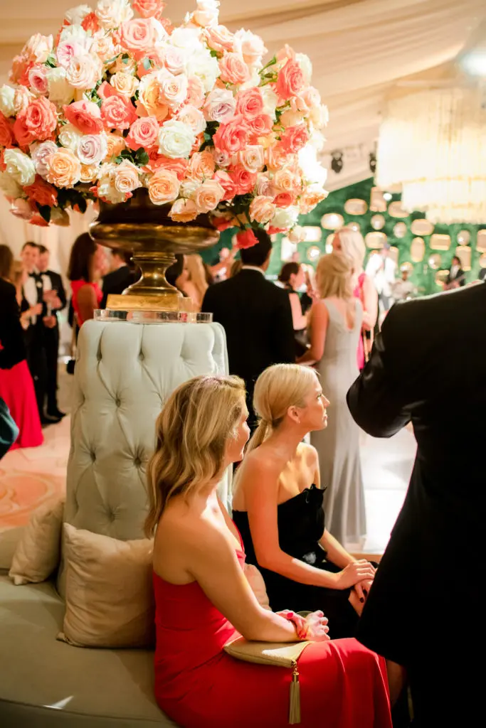 Egan ensured the reception was as conducive to conversation as it was to dancing  (Photo by Liz Banfield)
