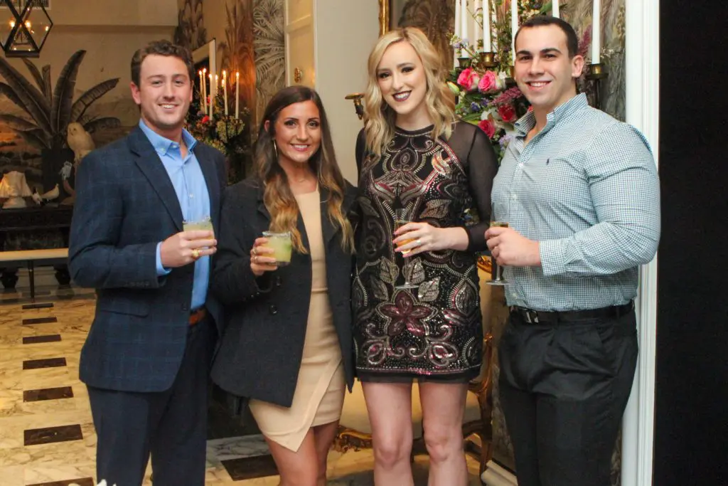Austin Drawbond, McKenna Cox, Sarah Cargill, John McCandless at Moxie. (Photo by Chris P. Bachman)