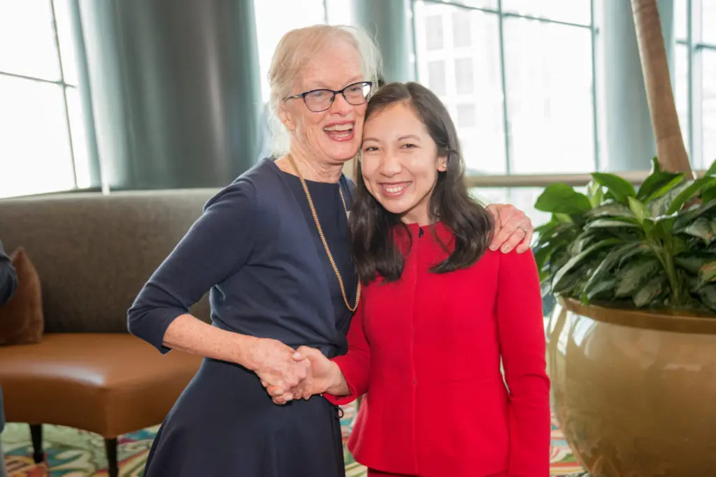 Burdin Clayton, Dr. Leana Wen at the Houston Planned Parenthood Roe v. Wade luncheon.