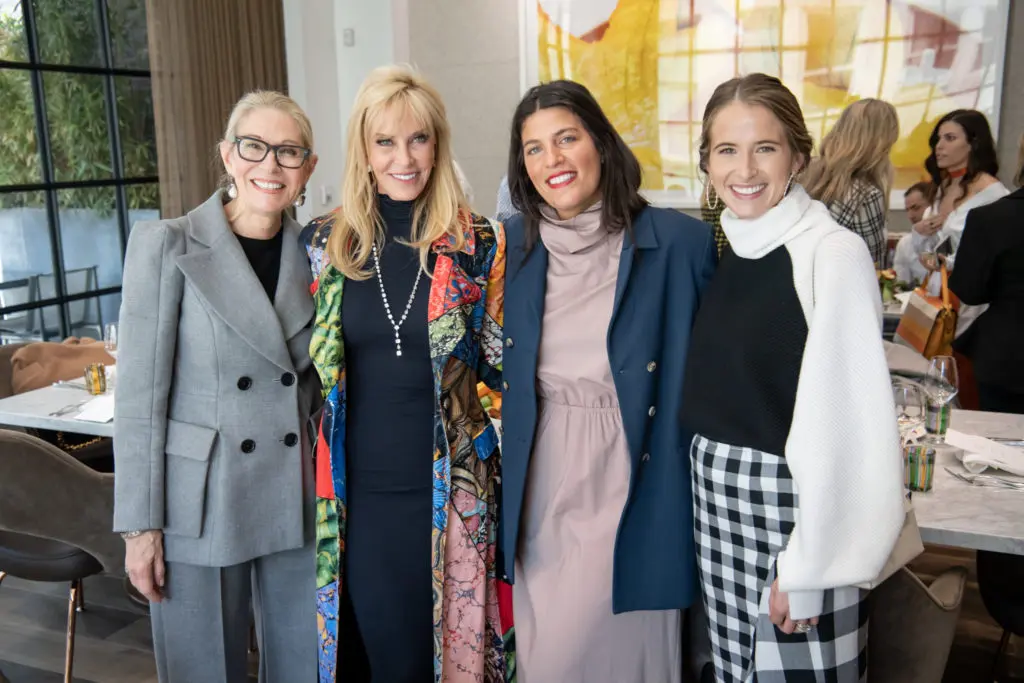 Cindy Rachofsky, Nancy Rogers, Rosie Assoulin, Madison McKinley Isner (Photo by Photographer: Bruno, Snap The Picture)