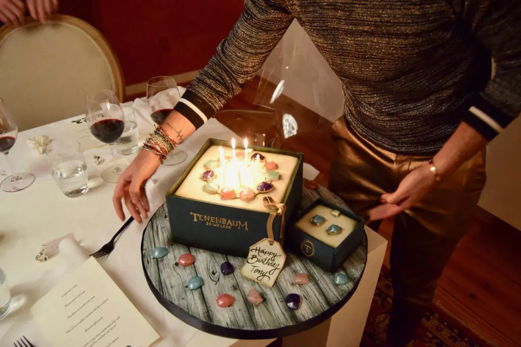 The surprise birthday cake for Tony Bradfield. (Photo by Shelby Hodge)